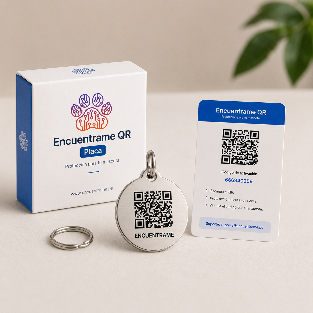 Encuentrame QR Placa